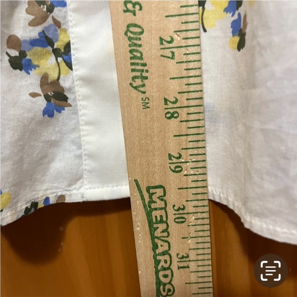 Talbots Plus Size Blue/Yellow Floral Blouse Size 2X NWT - Picture 12 of 12